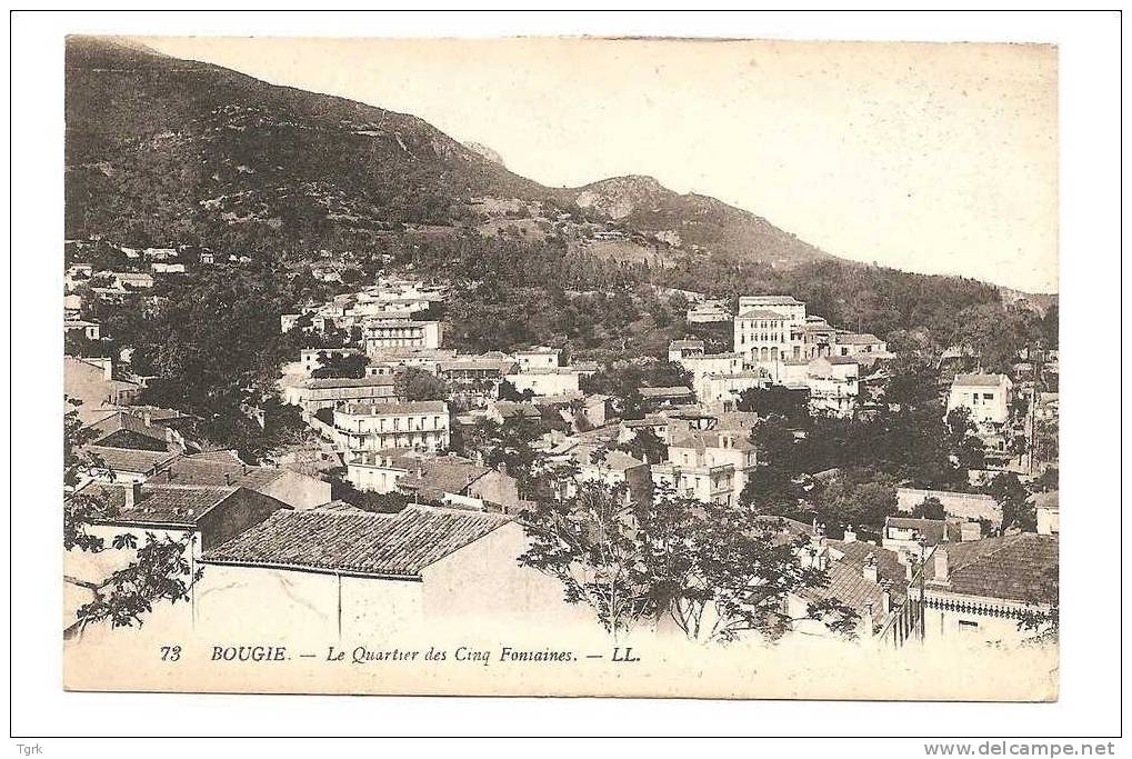 ALGERIE  Bougie Bejaia Le Quartier Des Cinq Fontaines - Bejaia (Bougie)
