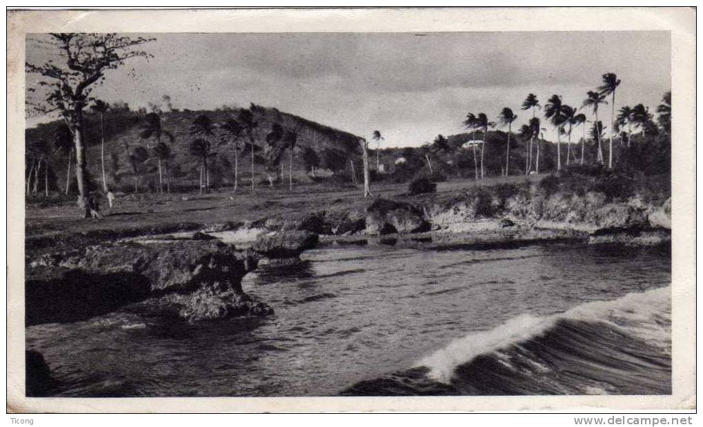 TRINIDAD ET TOBAGO - TRINITE BORD DE MER ( CARTE PUBLICITAIRE PLASMARINE, SUPERBE AFFRANCHISSEMENT DE 1952 ) - Trinidad