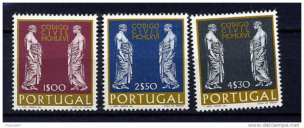 Portugal  ** N° 1014 à 1016 - Nouveau Code Civil - Nuevos