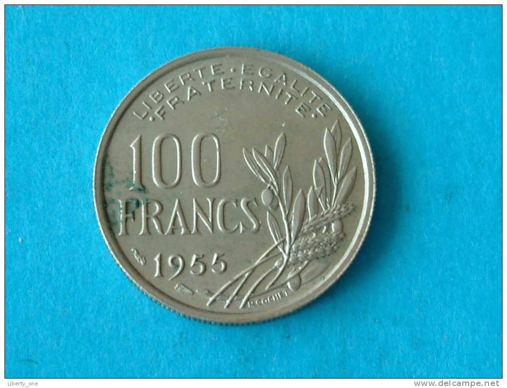 1955 - 100 FRANCS / KM 919.1 ( For Grade, Please See Photo ) ! - Autres & Non Classés