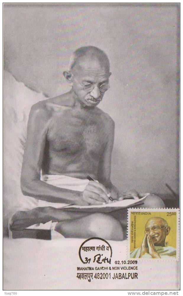 Mahatma Gandhi, Maximcard, India - Mahatma Gandhi