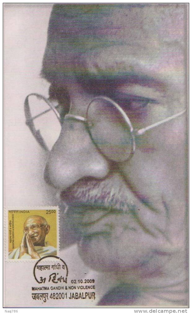 Mahatma Gandhi, Maximcard, India - Mahatma Gandhi