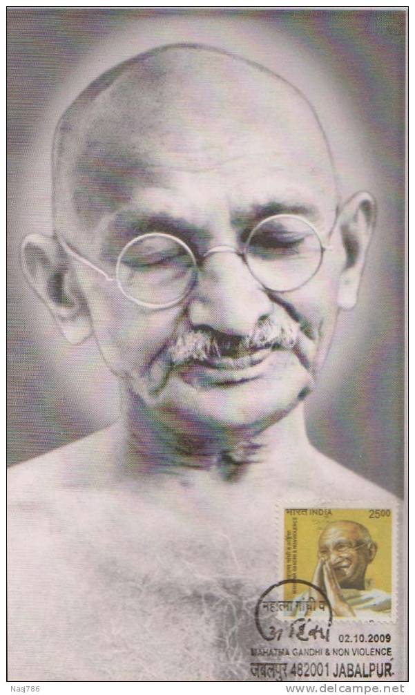 Mahatma Gandhi, Maximcard, India - Mahatma Gandhi