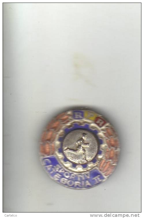 Romania Old Badge - Sports -  Second Class - Leichtathletik