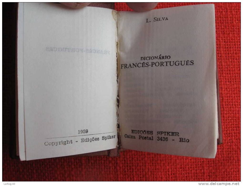 Dicionario Frances Portugues Spiker 1959 - Dictionaries