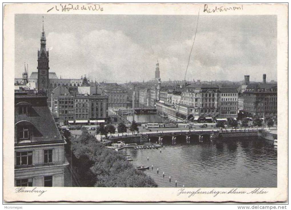 HAMBURG - Jungfernstieg U. Kleine Aster - Harburg