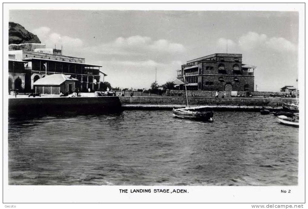 Aden  -the Landing Stage - Jemen