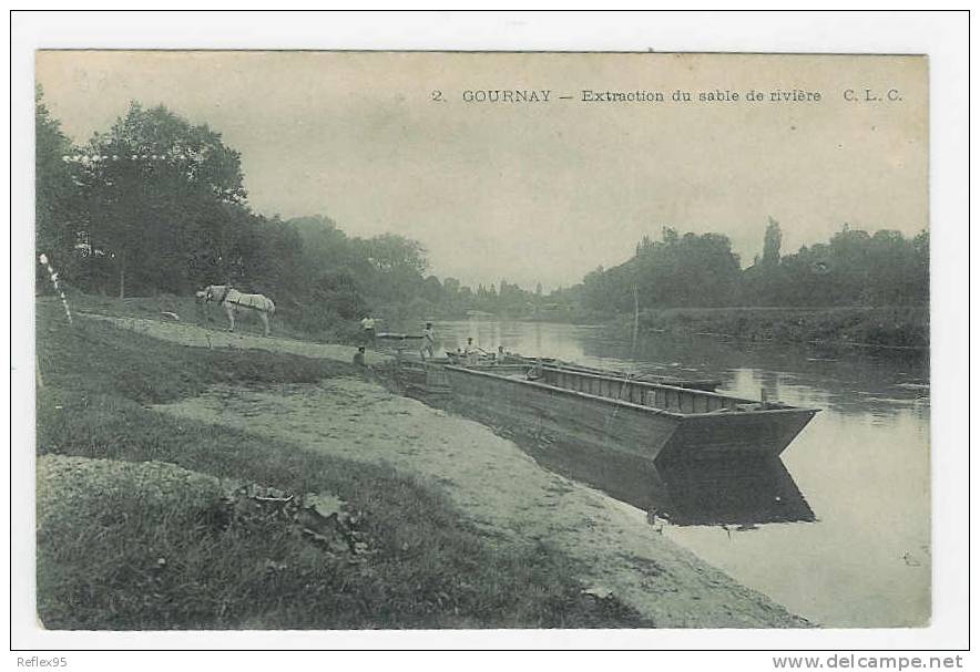 GOURNAY - Extraction Du Sable De Rivière - Gournay Sur Marne