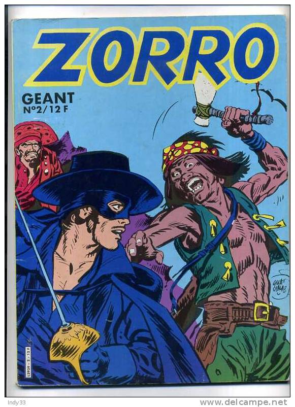 - ZORRO GEANT N°2 . LES EDITIONS GREANTORI 1983 - Zorro