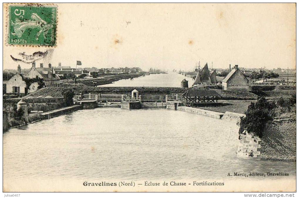 GRAVELINES (59) Ecluse De Chasse Fortifications - Gravelines