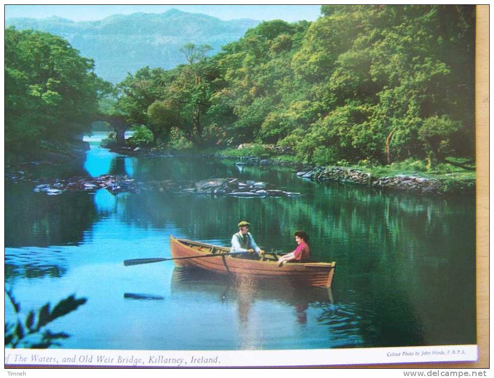 N°2-5.Meeting Of The Waters Old Weir Bridge Killarney Ireland-barque Promenade Sur L'eau - Kerry