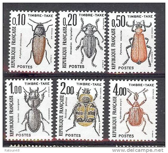 Série Insectes Coléoptères - Neuf** 103 à108 - 1960-.... Neufs
