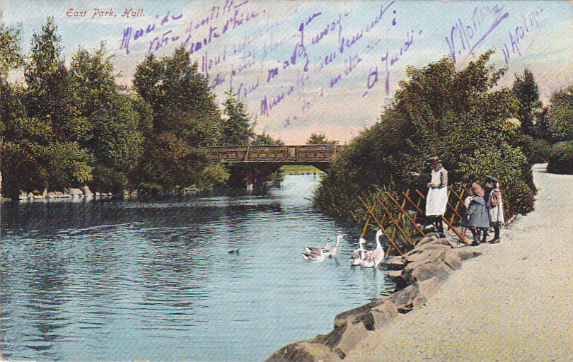 Old Postcard --england--hull--EAST PARK - Hull