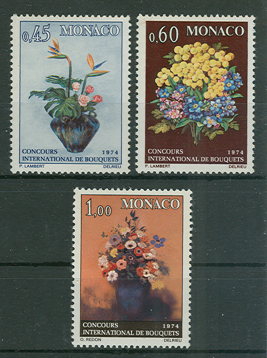 Monaco 1973 Unif. 948/50 **/MNH VF - Otros & Sin Clasificación