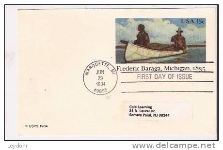 FDC Frederic Baraga, Michigan - 1981-1990