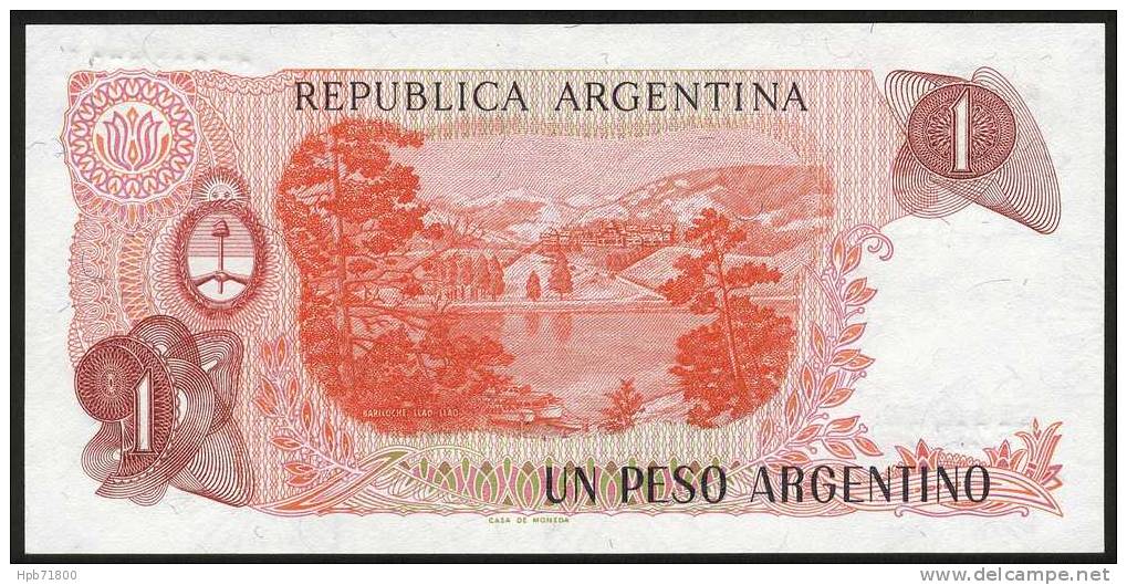 Billet De Banque Neuf - 1 Peso Argentino - N° 95.223.879 A - Banco Central De La Republica Argentina - Argentinien