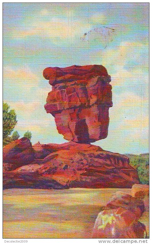 Z9207 The Balanced Rock Is One Of The Wonders Of The PIke Region Denver Used Perfect Shape - Denver