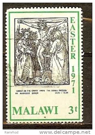 MALAWI 1971 Easter - 3t Christ On The Cross FU - Malawi (1964-...)