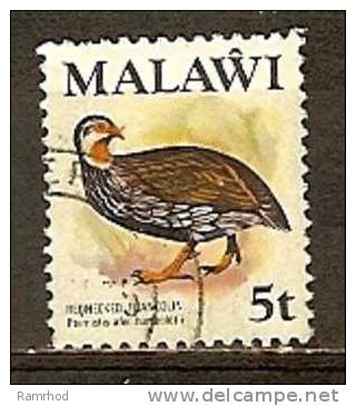 MALAWI 1976 Birds - 5t - Red-necked Spurfowl ('Red-necked Francolin') FU - Malawi (1964-...)