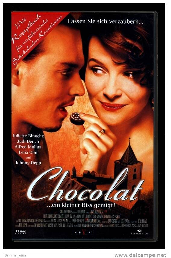 VHS Video  ,  Chocolat  -  ...ein Kleiner Biss Genügt !  -  Mit Johnny Depp - Altri & Non Classificati