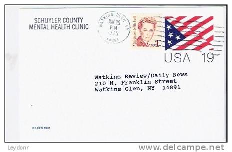 United States Flag - Schuyler County, Mental Health Clinic - 1981-00