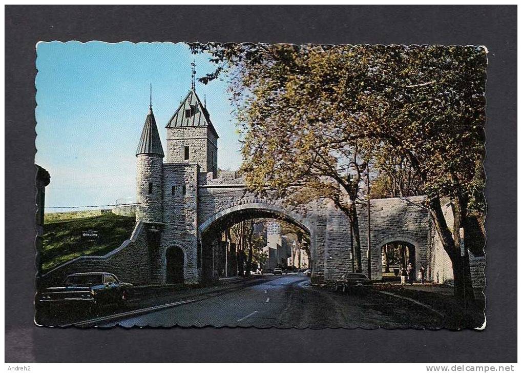 QUÉBEC - LA  PORTE ST LOUIS - ST LOUIS GATE -  PAR ÉMILE KIROUAC - VOITURE ANCIENNE - Québec – Les Portes
