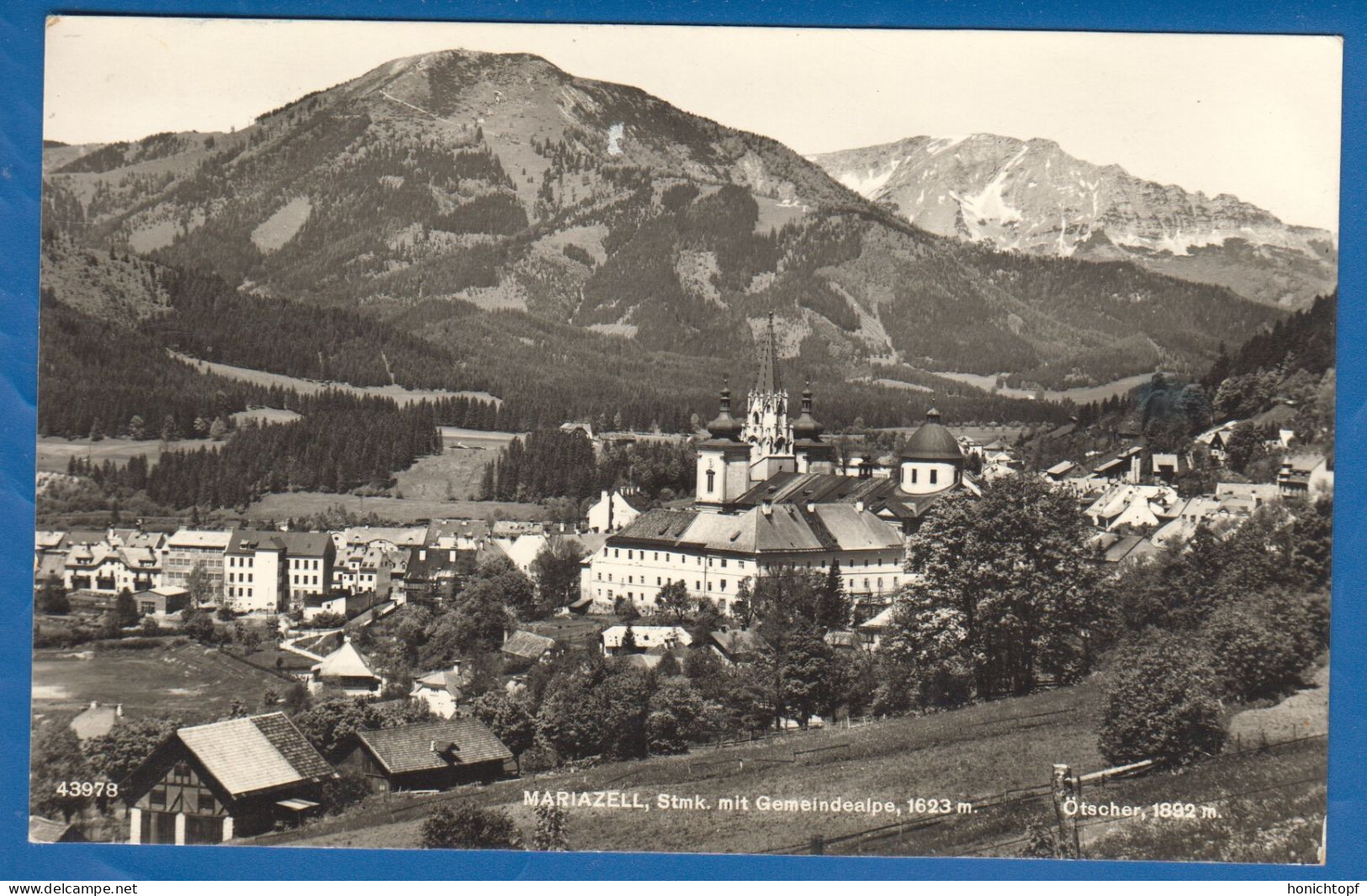 Österreich; Mariazell; Panorama Mit Gemeindealpe; 1957 - Mariazell