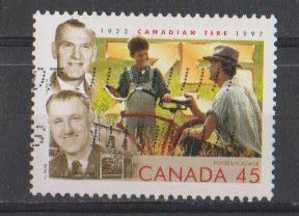Canada 1997 Used, Annv., Of Tire Corporation, Cycle, Tranport, Boy & Man, & Founder, Famous People - Vélo