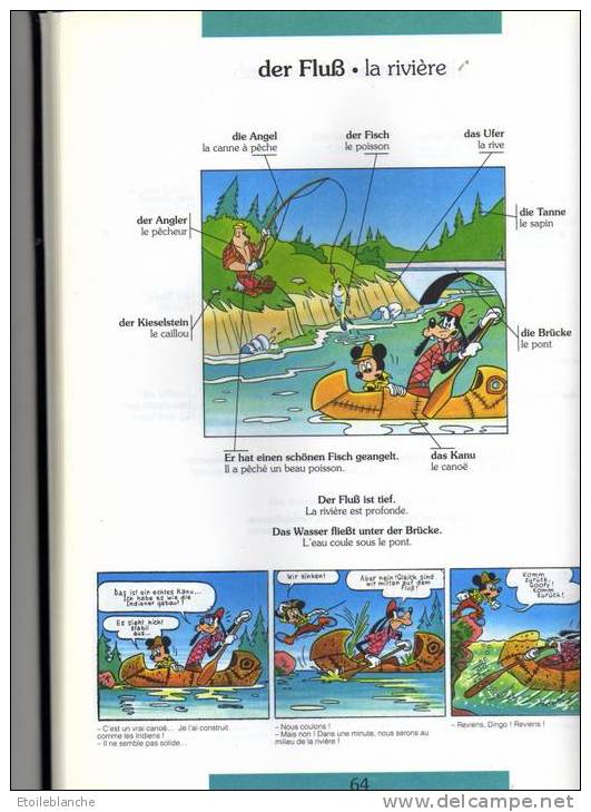 HARRAP Junior, L'Allemand Avec Walt Disney / Dessins, BD / 1000 Mots / Deutsch - Walt Disney