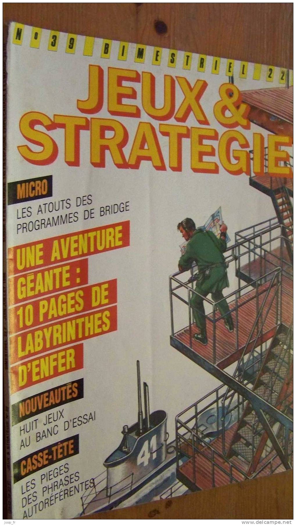 JEUX & STRATéGIE 39 Avec 7 LABYRINTHES De L'APOCALYPSE - Autres & Non Classés