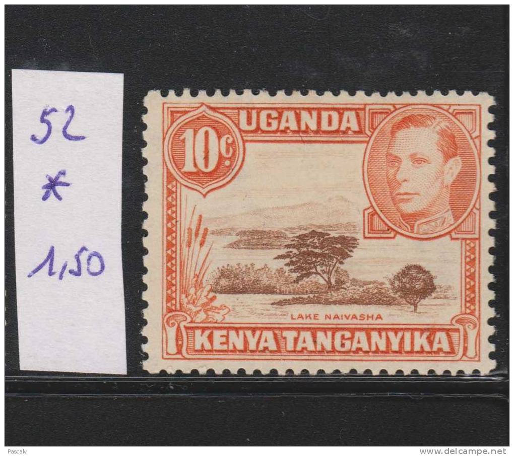 KENYA TANGANYIKA UGANDA Yvert 52 * Neuf Charnière MH - Kenya, Uganda & Tanganyika