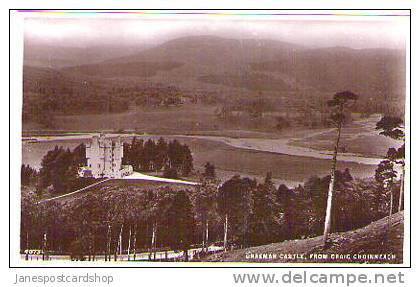 BRAEMAR CASTLE From Craig Choinneach - REAL PHOTO PCd - Aberdeenshire - GRAMPIAN - Aberdeenshire