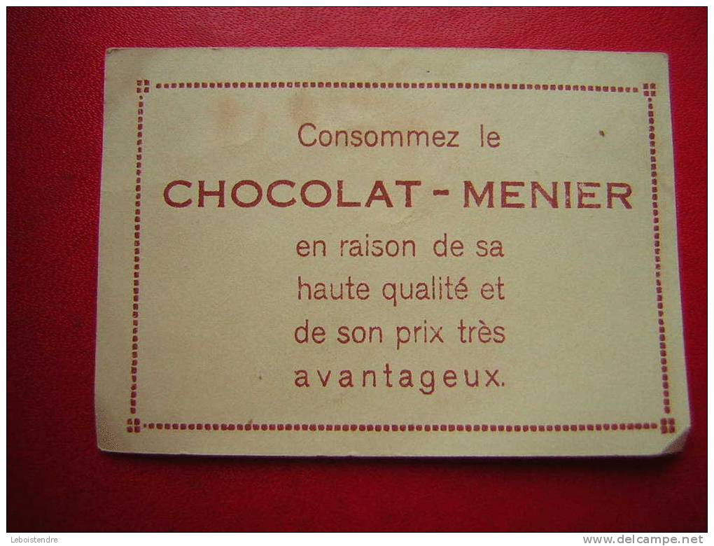 COLLECTION DU CHOCOLAT MENIER N° 423-LOURDES LA GROTTE MIRACULEUSE -PHOTO RECTO/ VERSO - Menier