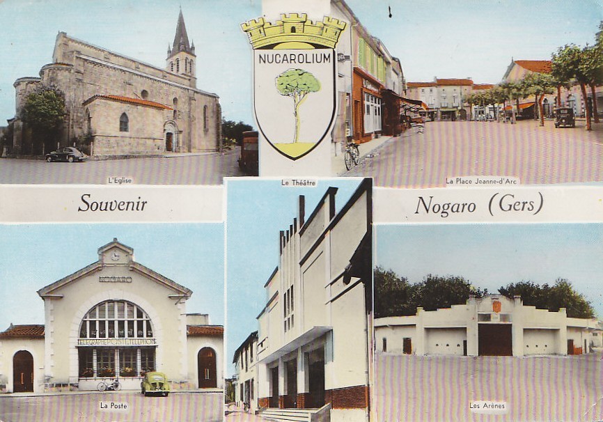 Nogaro 32 - Eglise Place Poste - Nucarolium - Nogaro