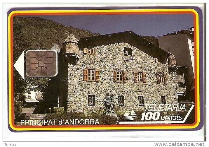 AND-016 TARJETA DE ANDORRA  CASA DE LA VALL - Andorra
