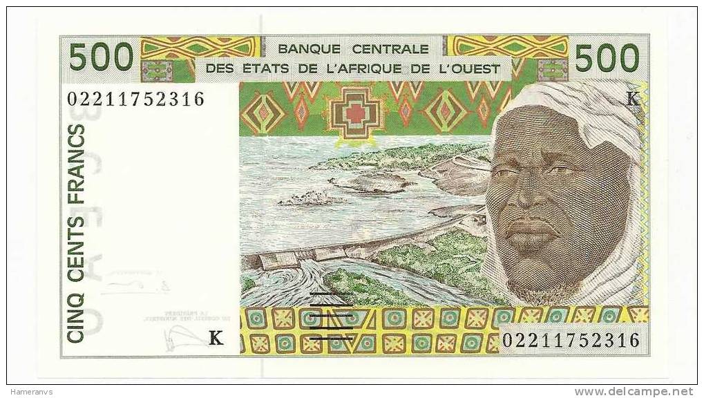 WAS Senegal (K) 500 Franchi 2000 UNC - P.710kj - Sonstige – Afrika
