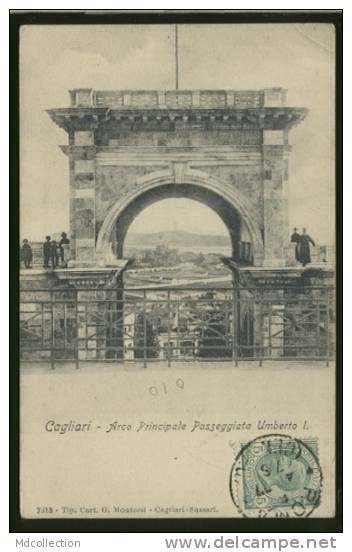 ITALIE CAGLIARI / Arco Principale Passeggiata Umberto I / - Cagliari