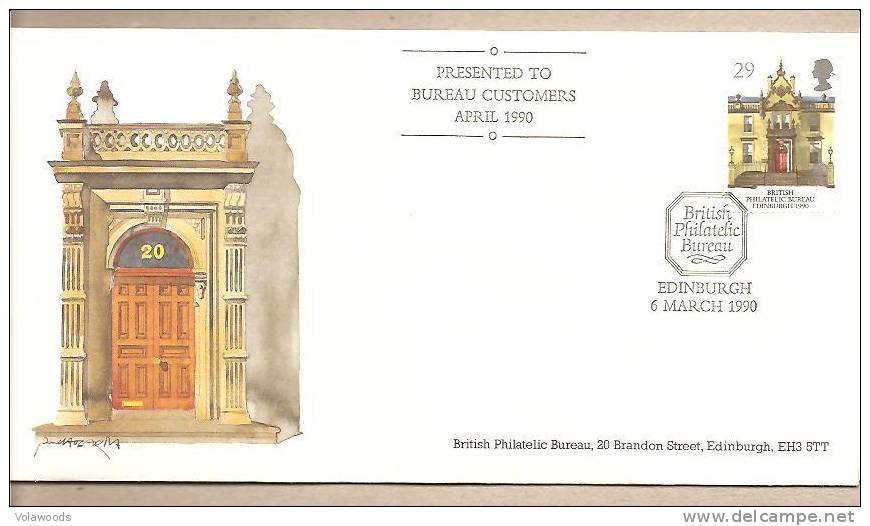 Regno Unito - Busta Fdc Con Annullo Speciale: Europa 1990 - 1990