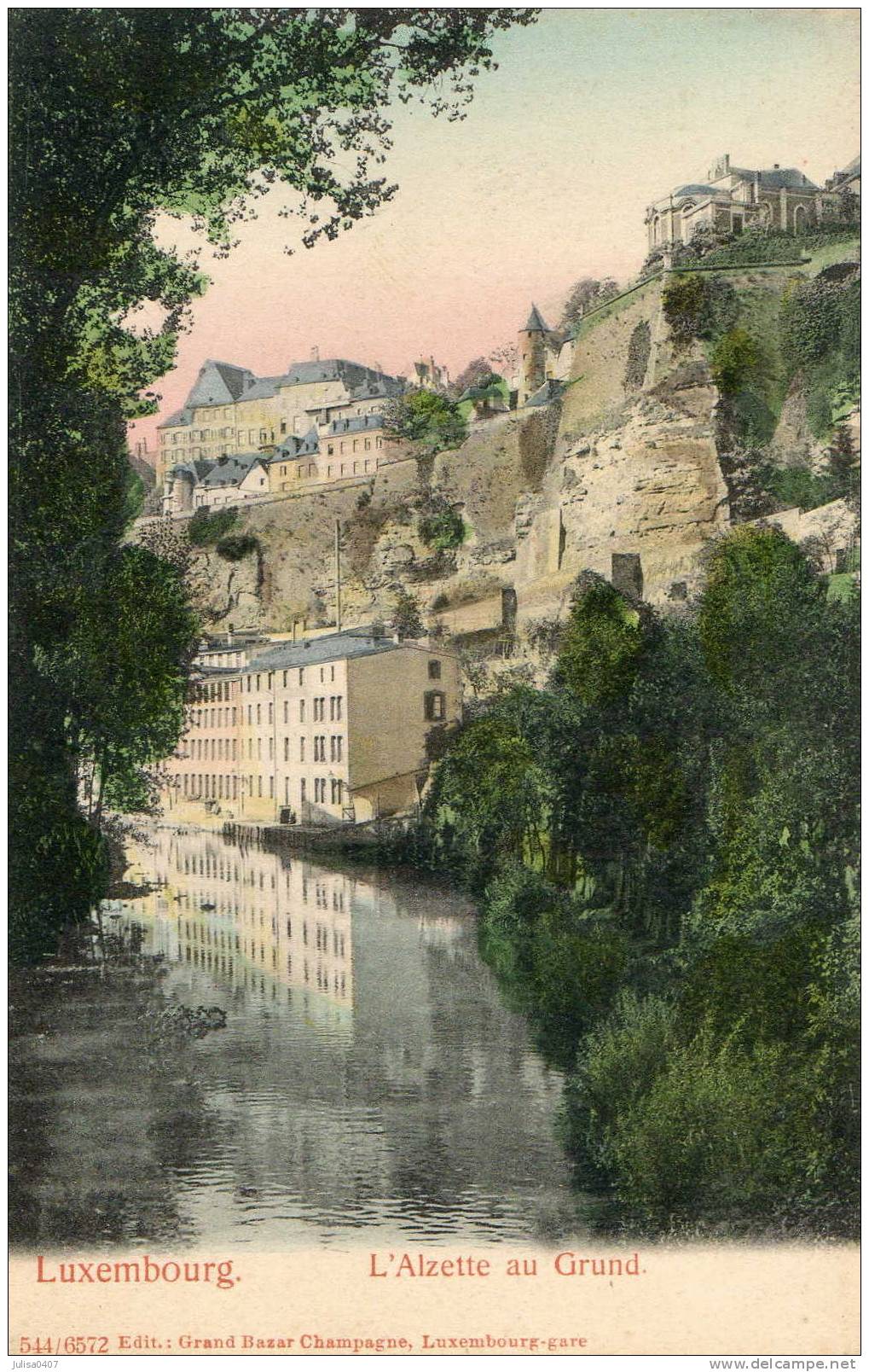 LUXEMBOURG L'Alzette Au Grund Jolie Vue - Luxemburg - Stadt