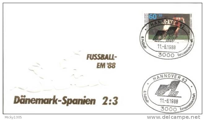 Germany - Spezialbeleg / Special Document (h187) - Fußball-Europameisterschaft (UEFA)