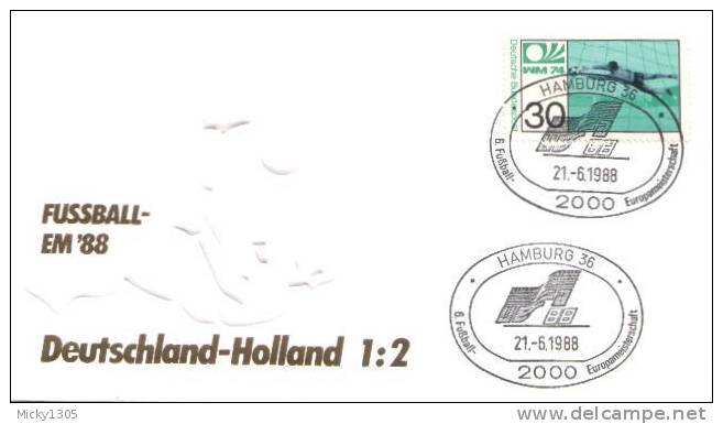 Germany - Spezialbeleg / Special Document (h194) - Fußball-Europameisterschaft (UEFA)