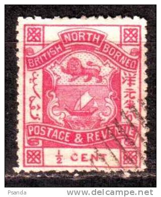 1886British Nort Borneo SC# 5  A9 - Noord Borneo (...-1963)