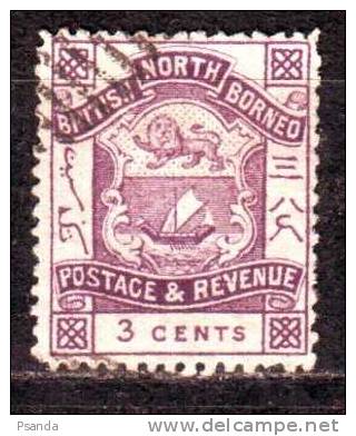 1887British Nort Borneo SC# 38  A14 - Noord Borneo (...-1963)