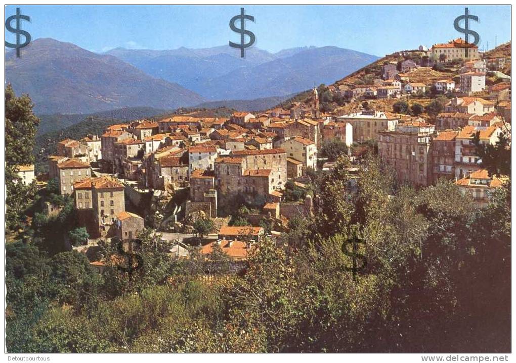 SARTENE Corse : Vue Panoramique Du Village - Sartene