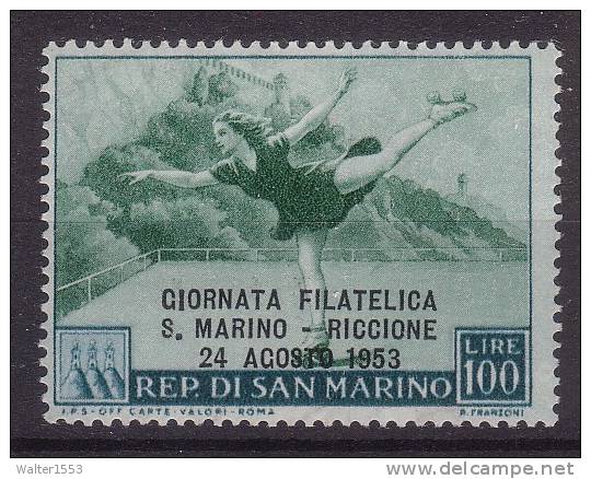 SAN MARINO 1953 GIORNATA FILATELICA ** MNH QUALITA' LUSSO - Unused Stamps