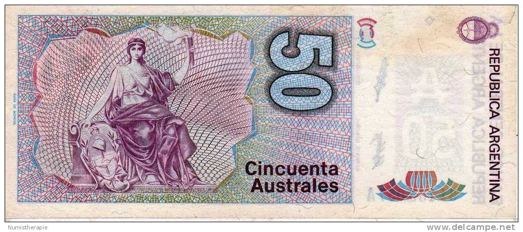 Argentine : 50 Australes 1986-89 UNC : 31183057A - Argentina