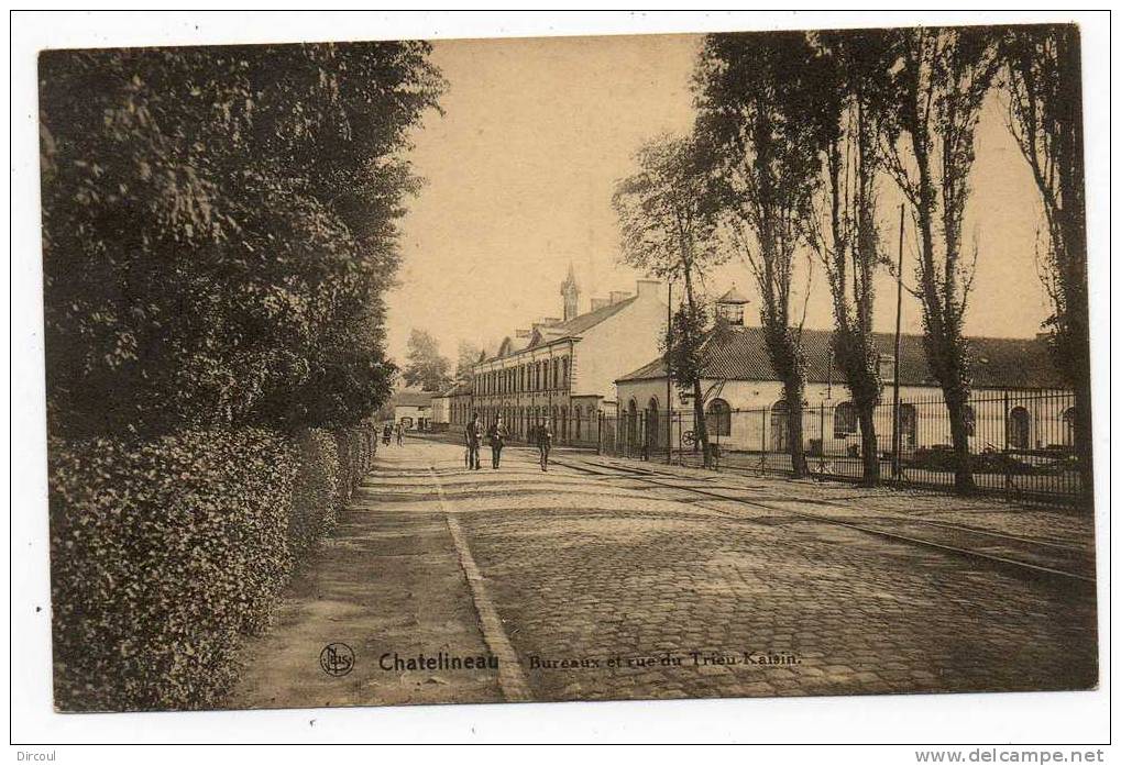 16098  -   Chatelineau   Bureaux  Et  Rue  Du  Trieu-kaisin - Chatelet