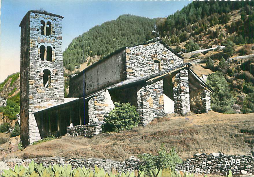 CPM - VALLS D'ANDORRA - Canillo - Esglesia Romanica Dè Sant Joan De Coselles (APA, 423) - Teruel