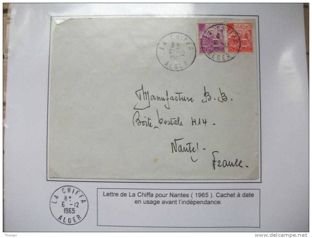Algérie. Lettre La Chiffa / Alger 1965 - Lettres & Documents