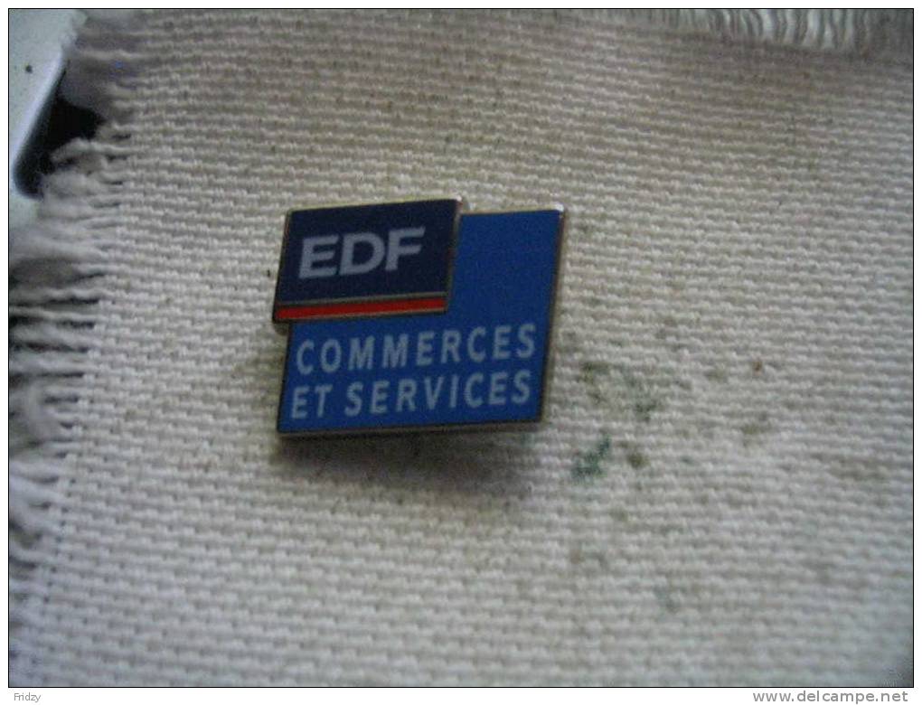 Pin's EDF, Commerces Et Services - EDF GDF